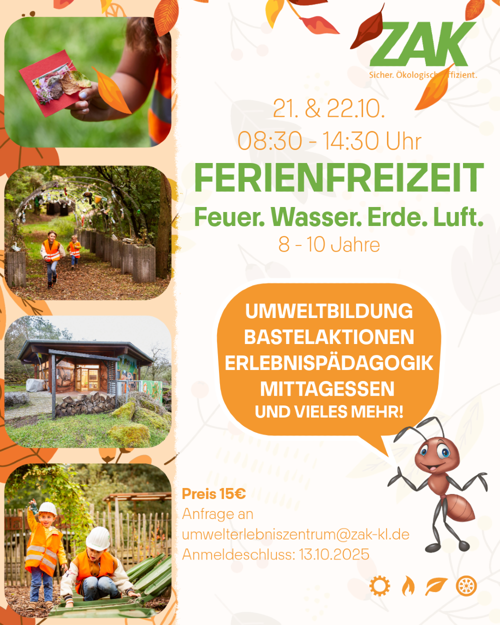 Flyer Ferienfreizeit Herbst